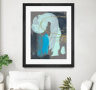 Swivel I by Jennifer Goldberger on GIANT ART - gold abstract abstract