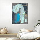 Swivel I by Jennifer Goldberger on GIANT ART - gold abstract abstract