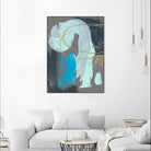 Swivel I by Jennifer Goldberger on GIANT ART - gold abstract abstract