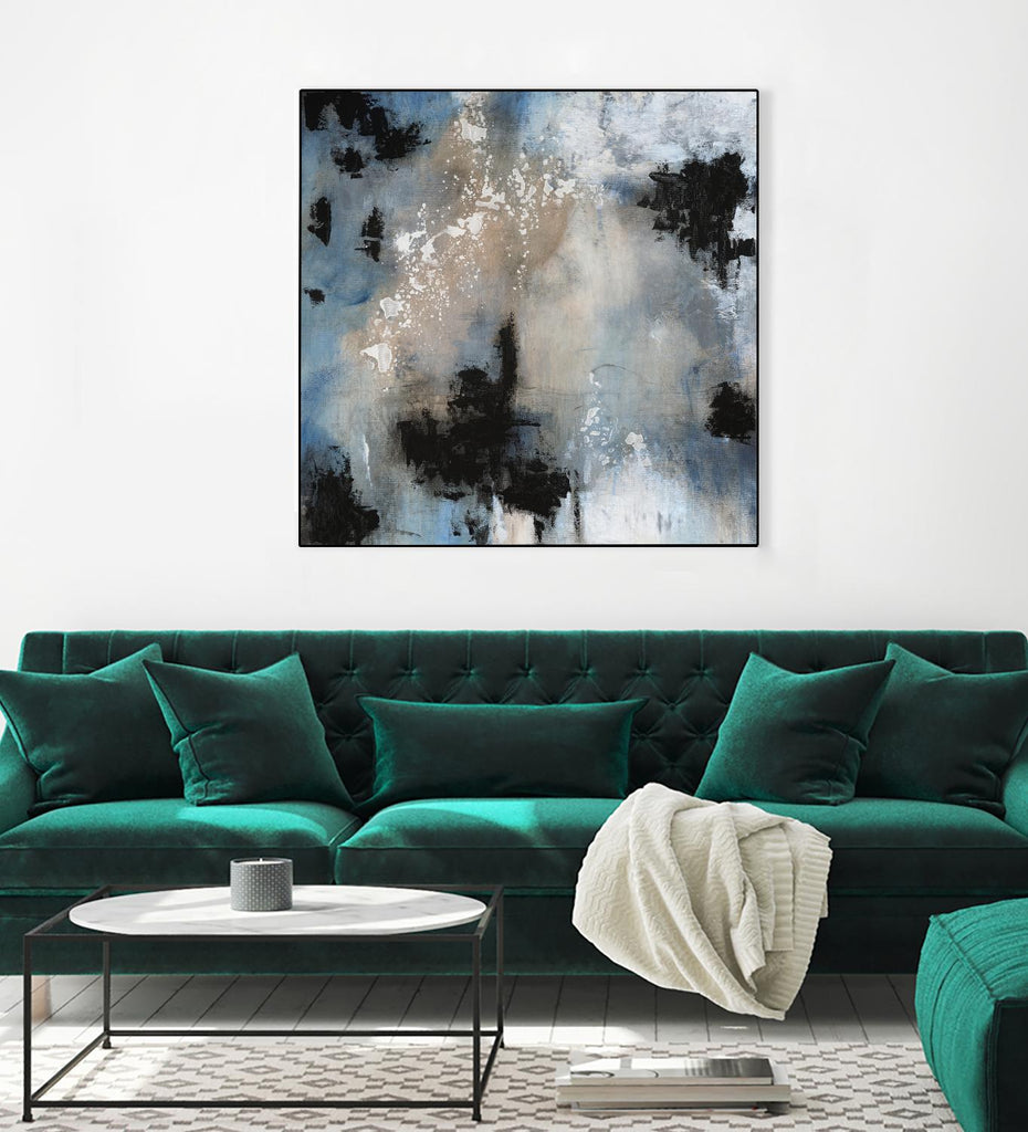 Embellished Shifting Motion II by Tim OToole on GIANT ART - blue abstract abstract