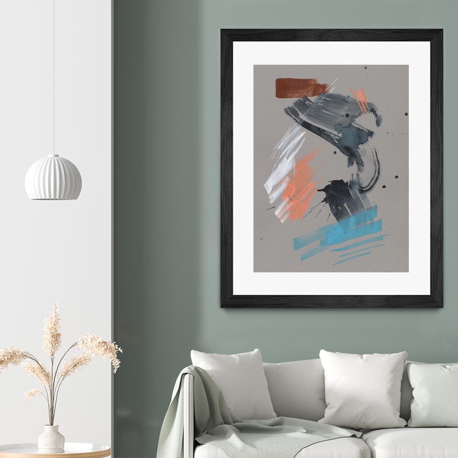 Playful Marks I by Jennifer Goldberger on GIANT ART - white abstract abstract