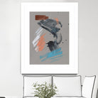 Playful Marks I by Jennifer Goldberger on GIANT ART - white abstract abstract