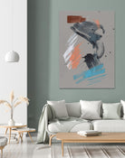 Playful Marks I by Jennifer Goldberger on GIANT ART - white abstract abstract