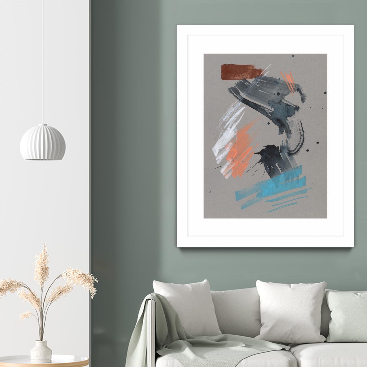 Playful Marks I by Jennifer Goldberger on GIANT ART - white abstract abstract