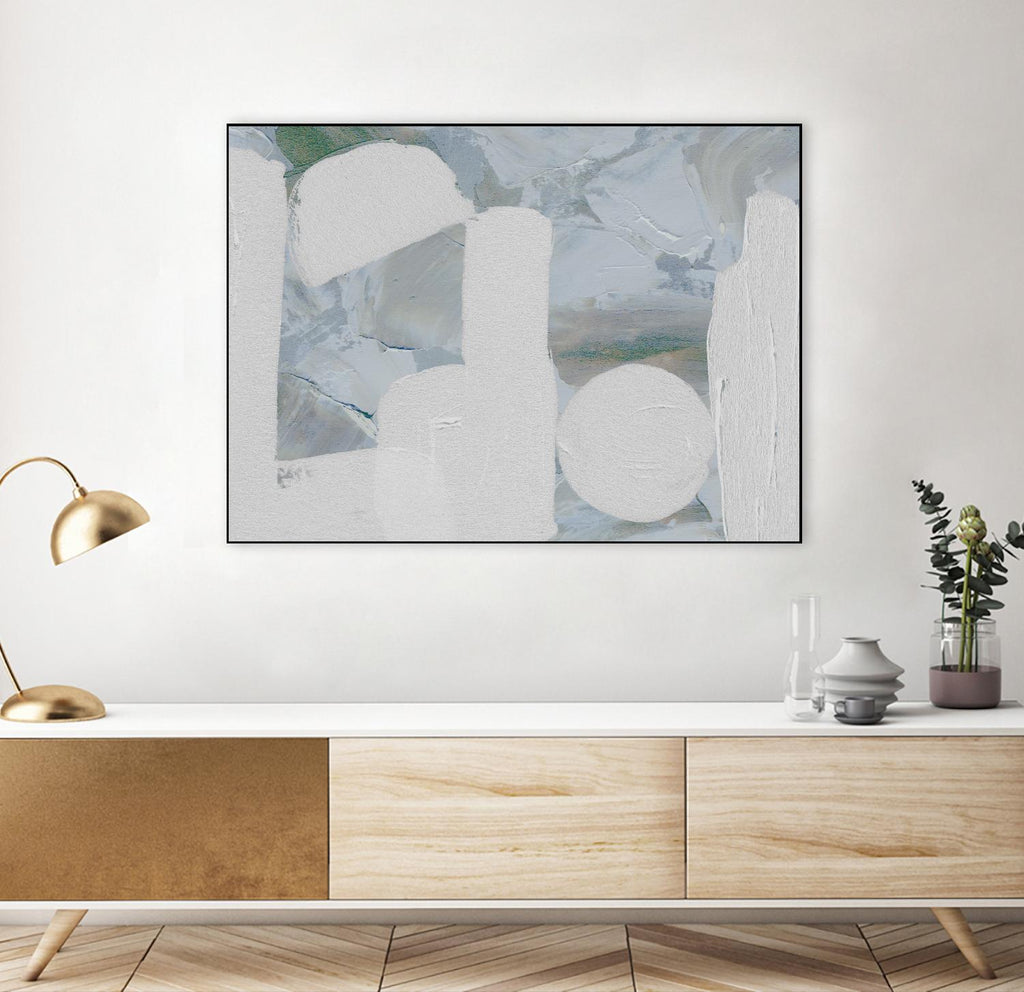 Saltwater Tide III by Melissa Wang on GIANT ART - green abstract abstract