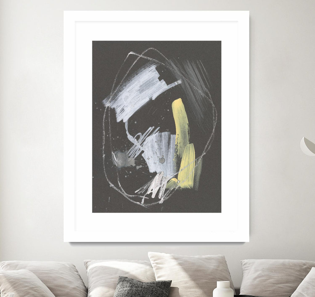 Marques ensoleillées I par Jennifer Goldberger sur GIANT ART - abstraction grise