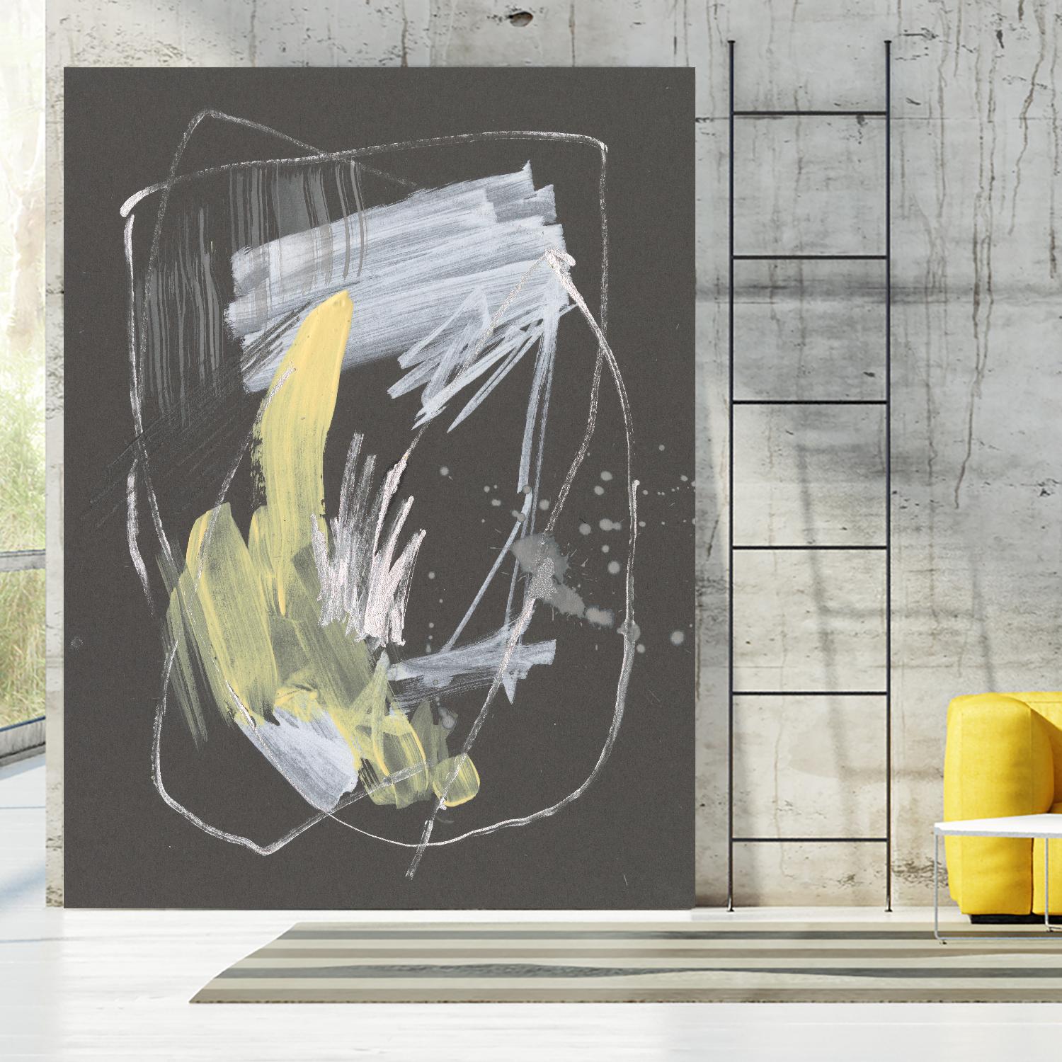 Sunny Marks II by Jennifer Goldberger on GIANT ART - grey  abstract abstract 