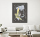 Sunny Marks II by Jennifer Goldberger on GIANT ART - grey  abstract abstract 