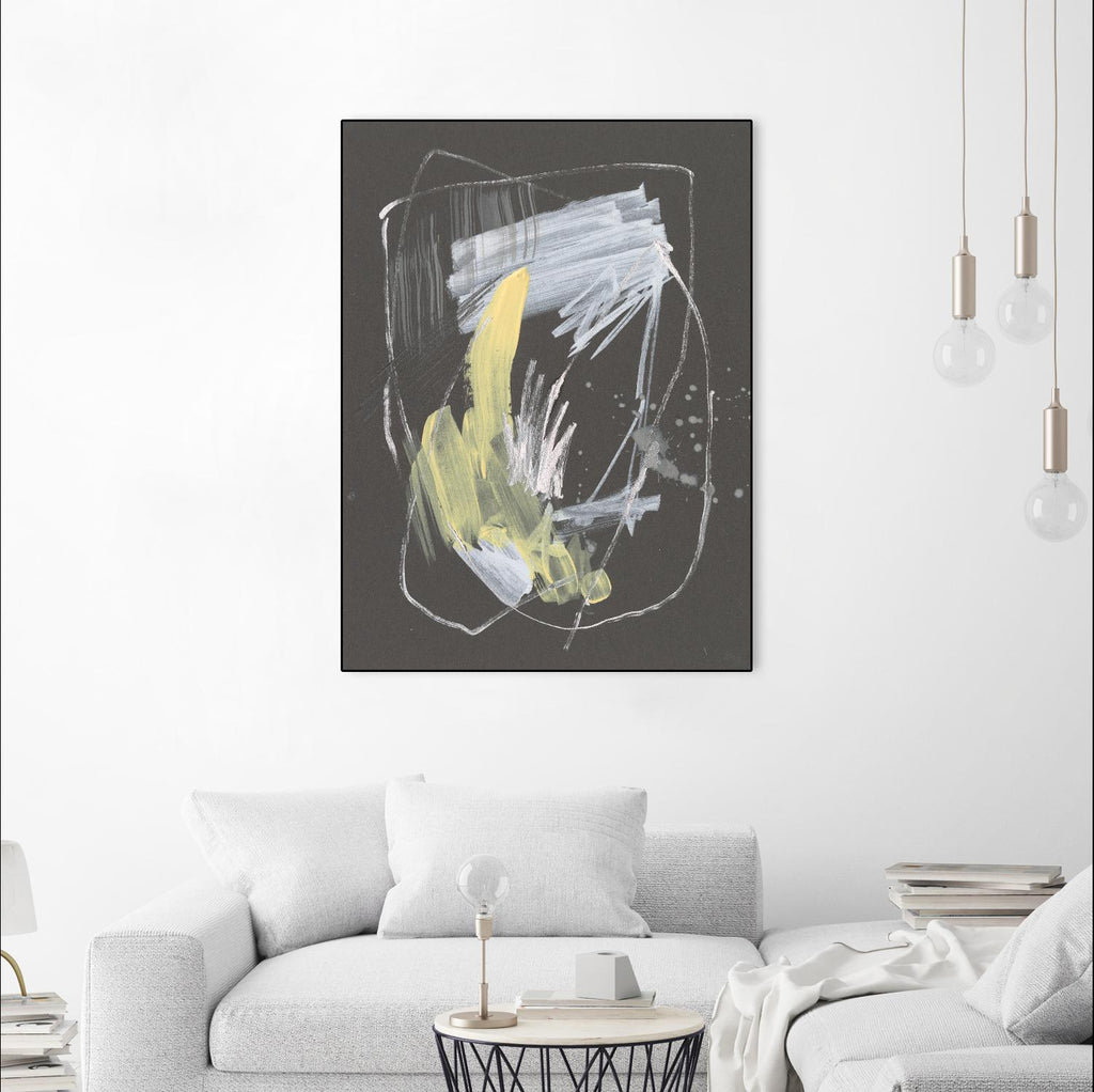 Sunny Marks II by Jennifer Goldberger on GIANT ART - grey  abstract abstract 