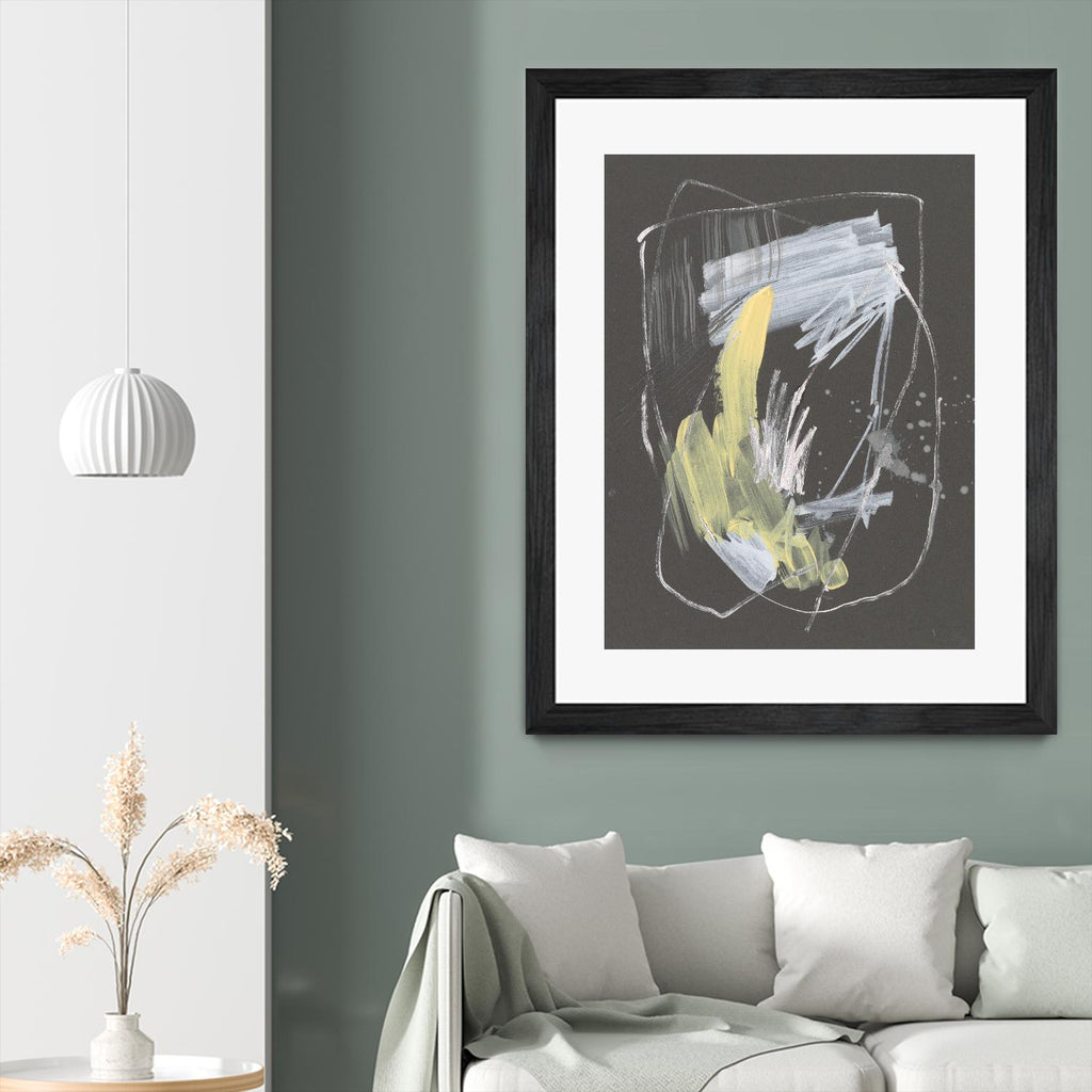 Sunny Marks II by Jennifer Goldberger on GIANT ART - grey  abstract abstract 