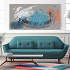 Whimsical Marks I by Jennifer Goldberger on GIANT ART - blue abstract abstract