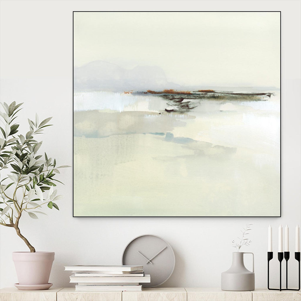 Atmospheric Edge I by Victoria Barnes on GIANT ART - beige abstract abstract