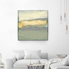 Sage & Gold Swipe I by Jennifer Goldberger on GIANT ART - gold abstract abstract
