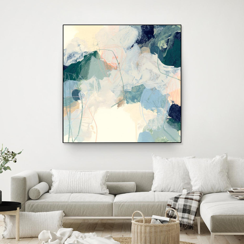 Geste de nuage II par June Vess sur GIANT ART - abstrait beige
