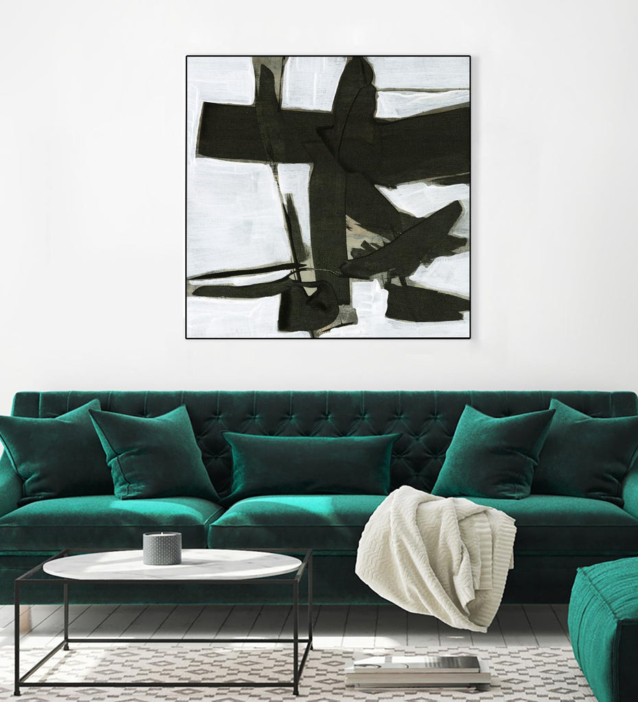 Ode an Kline III by Jennifer Goldberger on GIANT ART - white abstract abstract