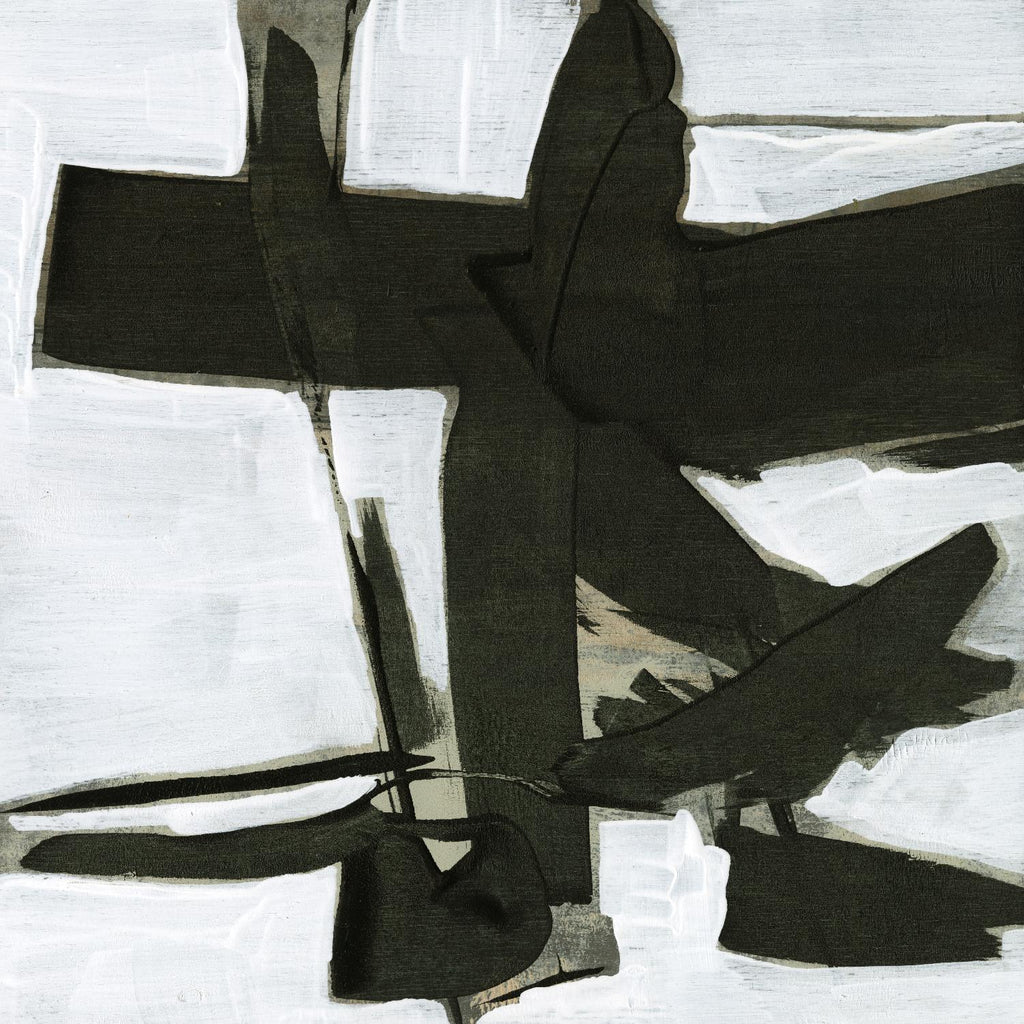 Ode an Kline III par Jennifer Goldberger sur GIANT ART - abstrait blanc
