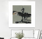 Ode an Kline IV by Jennifer Goldberger on GIANT ART - gold abstract abstract