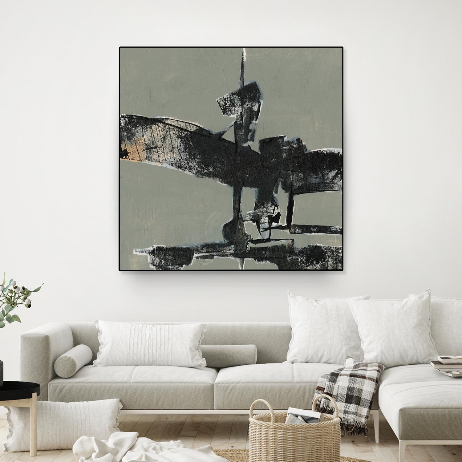 Ode an Kline IV by Jennifer Goldberger on GIANT ART - gold abstract abstract