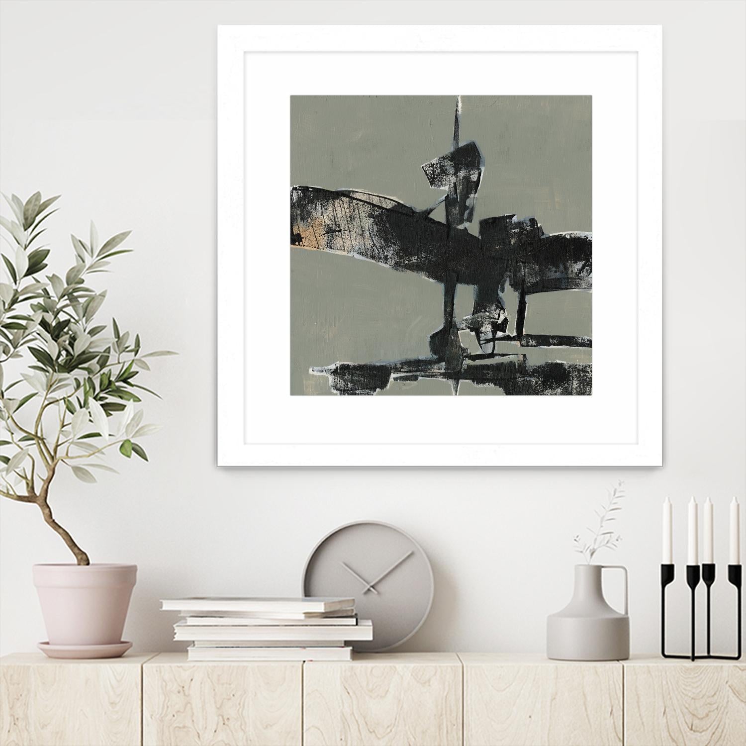 Ode an Kline IV by Jennifer Goldberger on GIANT ART - gold abstract abstract