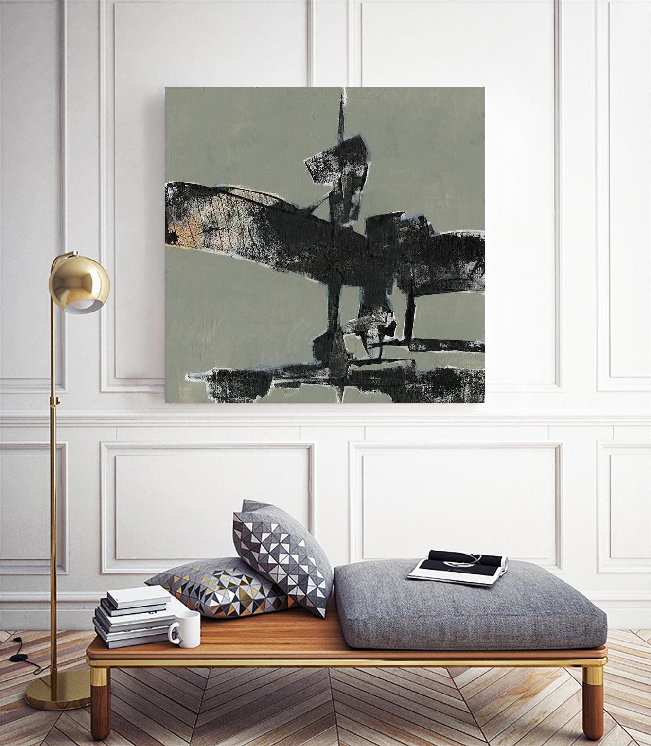 Ode an Kline IV by Jennifer Goldberger on GIANT ART - black abstract abstract