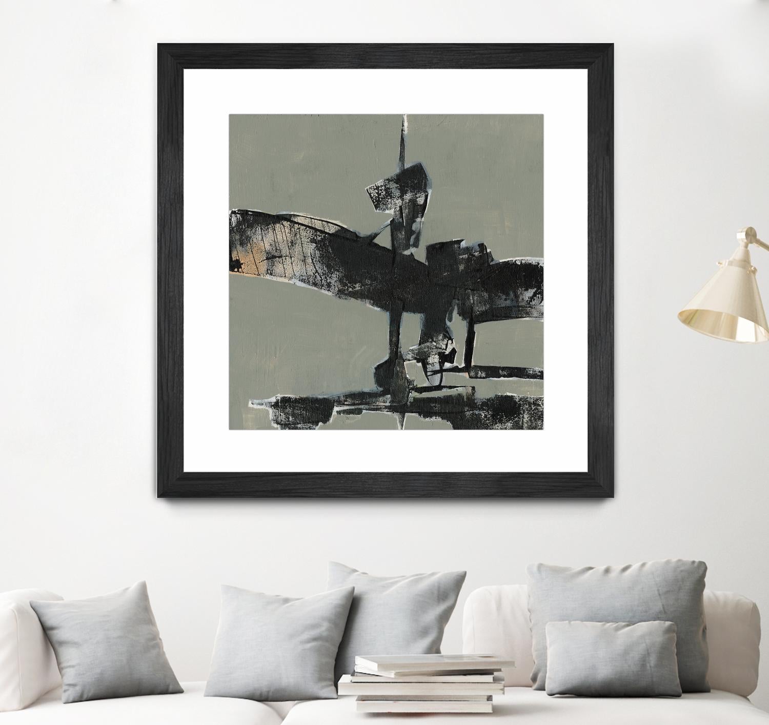 Ode an Kline IV by Jennifer Goldberger on GIANT ART - gold abstract abstract