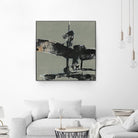 Ode an Kline IV by Jennifer Goldberger on GIANT ART - gold abstract abstract