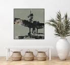 Ode an Kline IV by Jennifer Goldberger on GIANT ART - gold abstract abstract