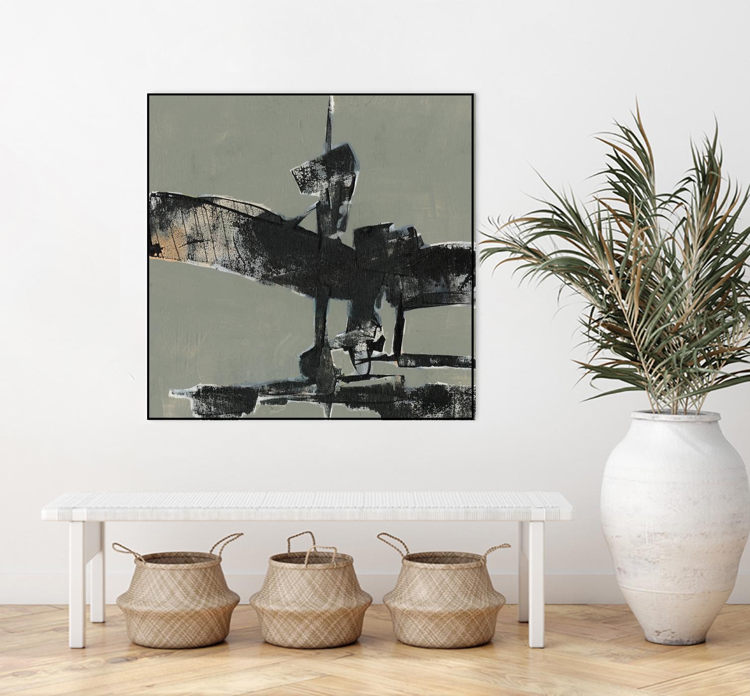 Ode an Kline IV by Jennifer Goldberger on GIANT ART - gold abstract abstract