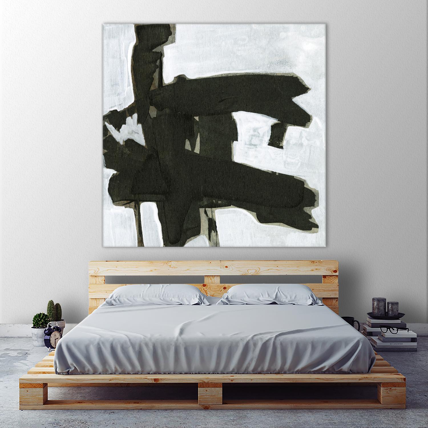 Ode an Kline VII by Jennifer Goldberger on GIANT ART - white abstract abstract