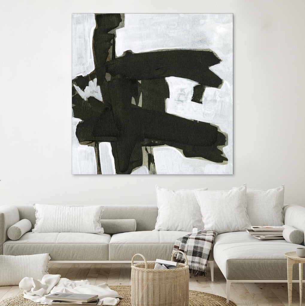Ode an Kline VII by Jennifer Goldberger on GIANT ART - white abstract abstract