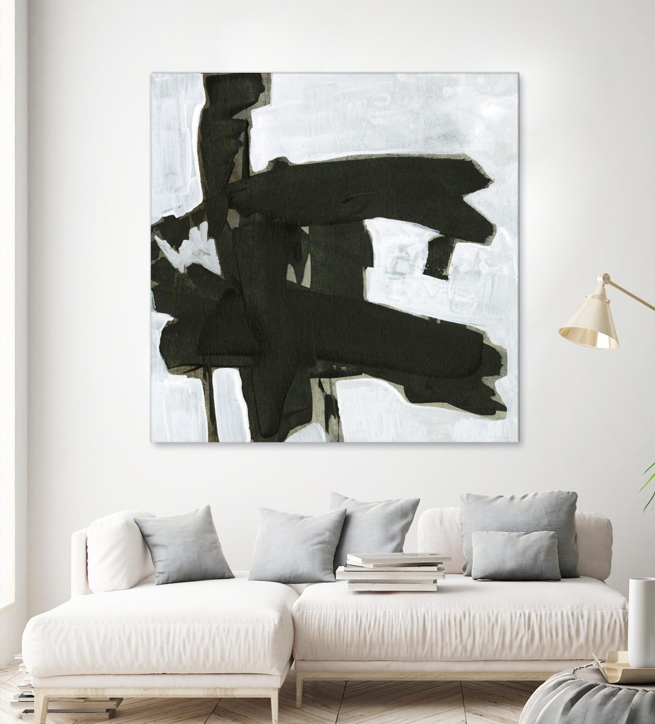 Ode an Kline VII by Jennifer Goldberger on GIANT ART - white abstract abstract