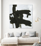 Ode an Kline VII by Jennifer Goldberger on GIANT ART - white abstract abstract