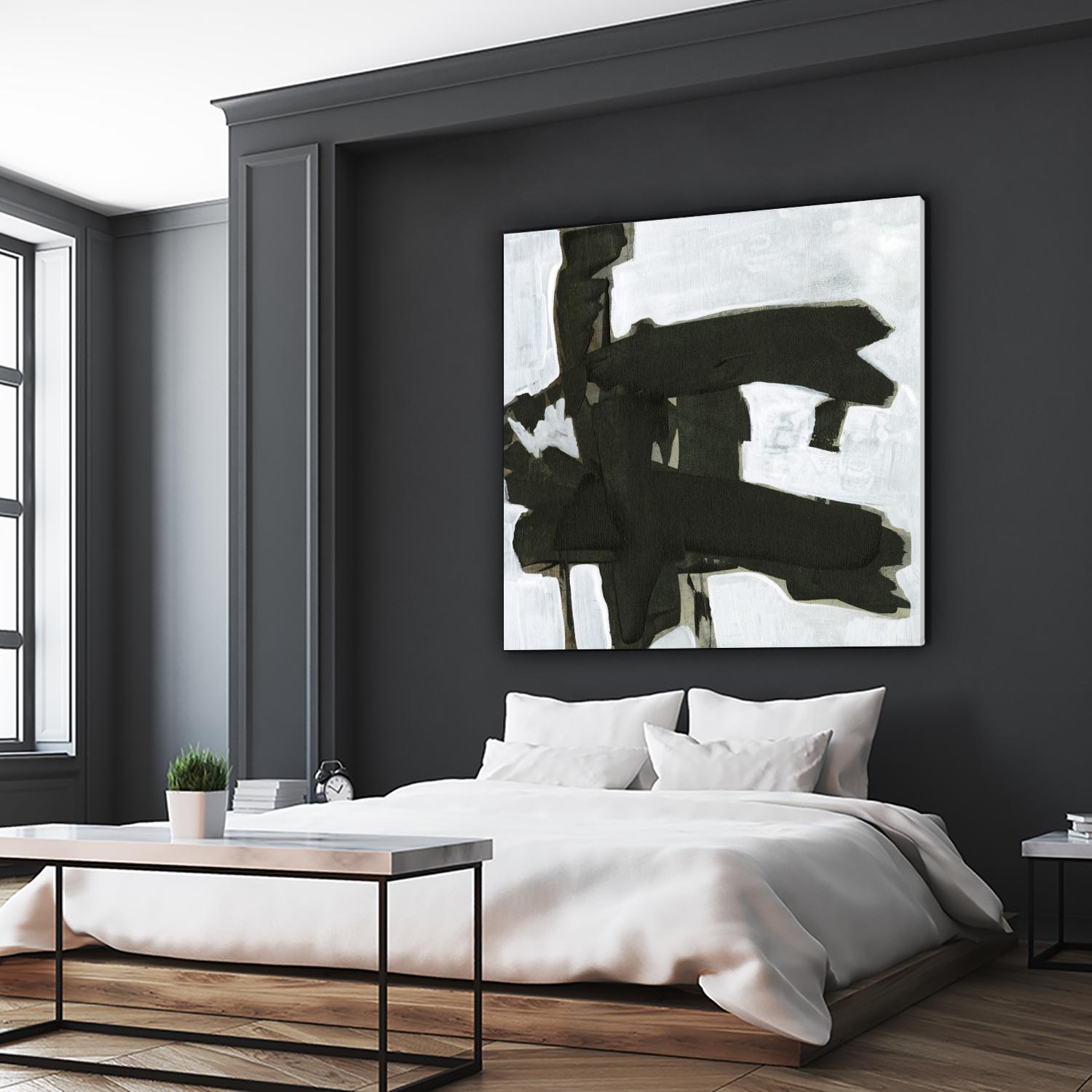 Ode an Kline VII by Jennifer Goldberger on GIANT ART - white abstract abstract