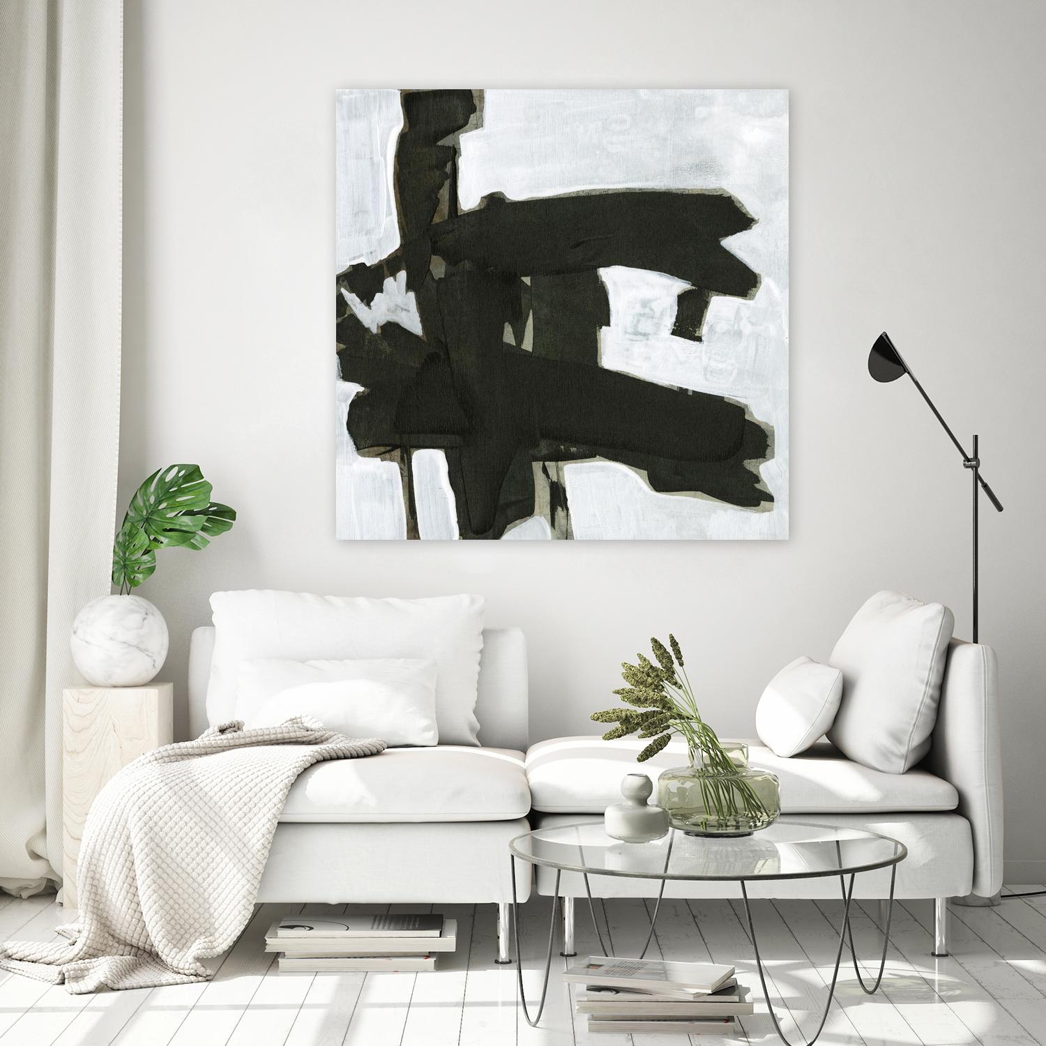 Ode an Kline VII by Jennifer Goldberger on GIANT ART - white abstract abstract
