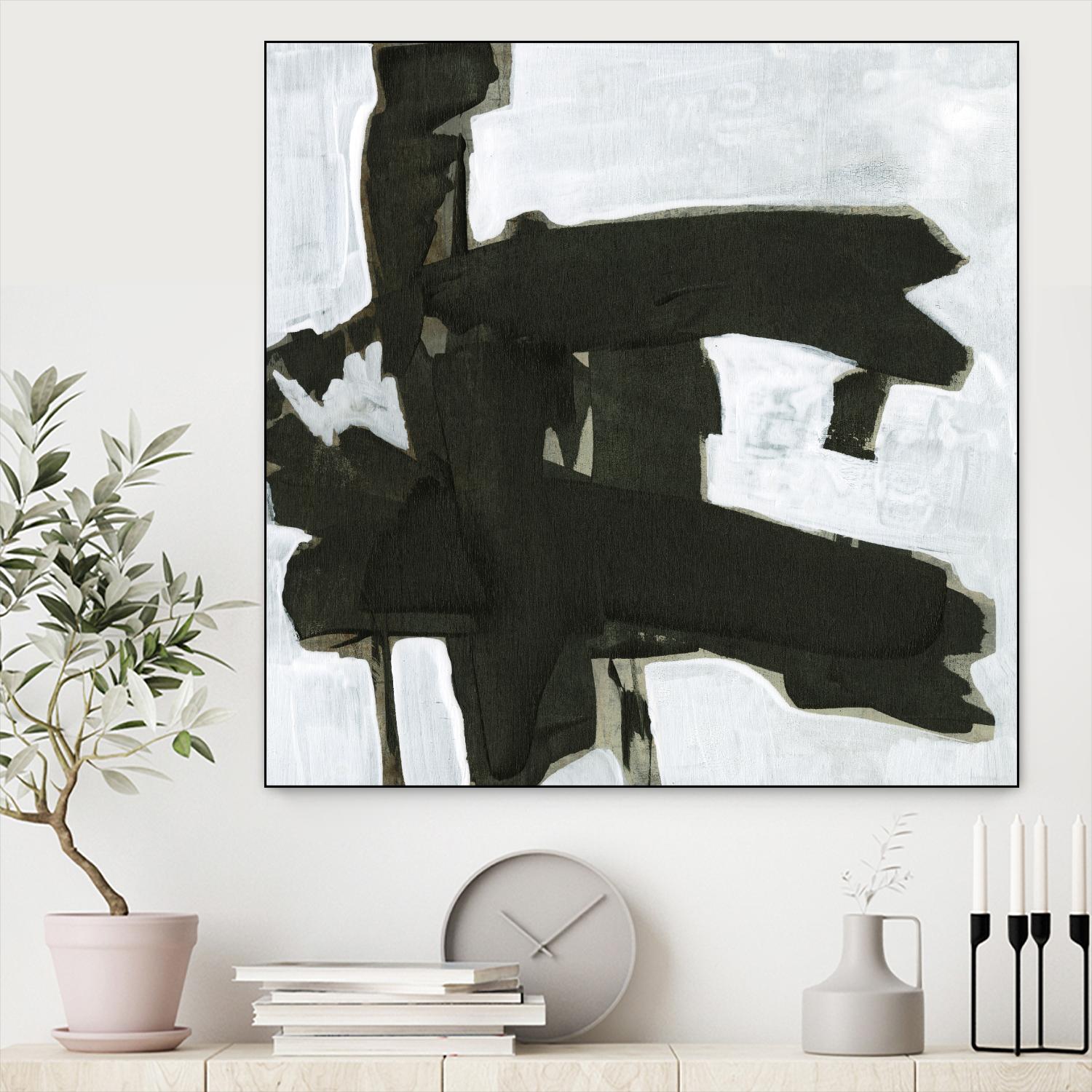 Ode an Kline VII by Jennifer Goldberger on GIANT ART - white abstract abstract