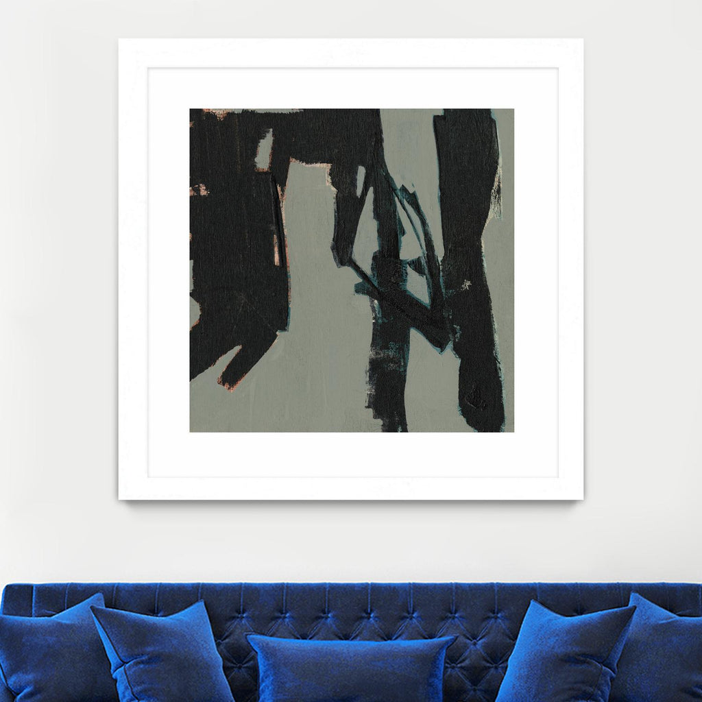 Ode an Kline VIII par Jennifer Goldberger sur GIANT ART - abstraction noire abstraite