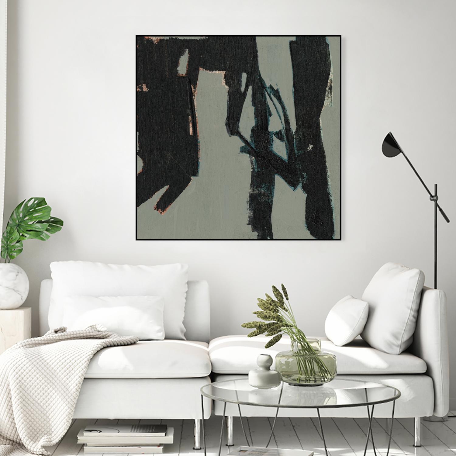 Ode an Kline VIII by Jennifer Goldberger on GIANT ART - black abstract abstract