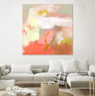 Yellow and Blush II by Victoria Barnes on GIANT ART - orange abstract abstract