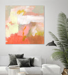 Yellow and Blush II by Victoria Barnes on GIANT ART - orange abstract abstract