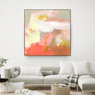 Yellow and Blush II by Victoria Barnes on GIANT ART - orange abstract abstract