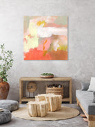 Yellow and Blush II by Victoria Barnes on GIANT ART - orange abstract abstract