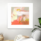 Yellow and Blush II by Victoria Barnes on GIANT ART - orange abstract abstract