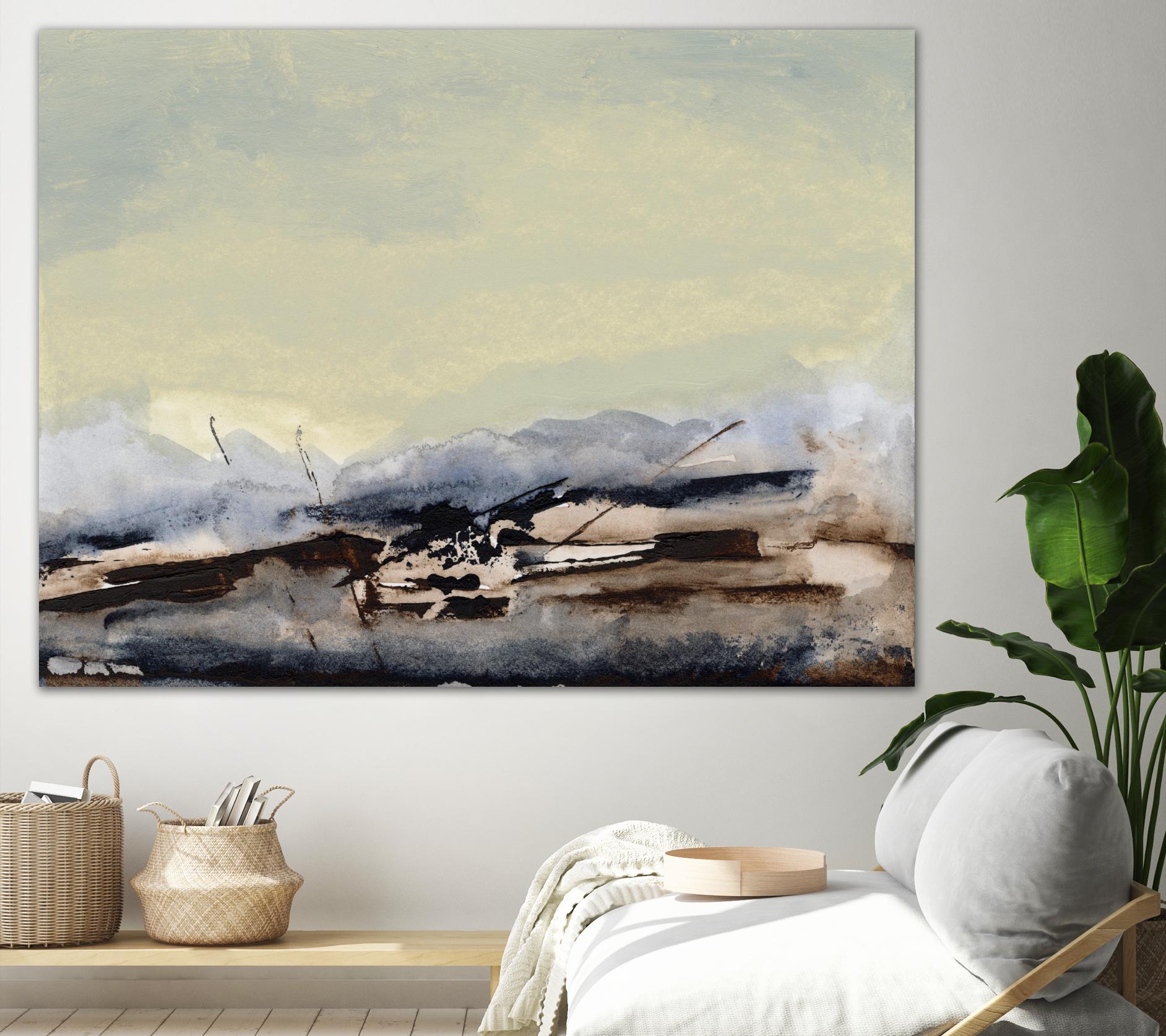 Shanthih II by Sharon Gordon on GIANT ART - green abstract abstract 