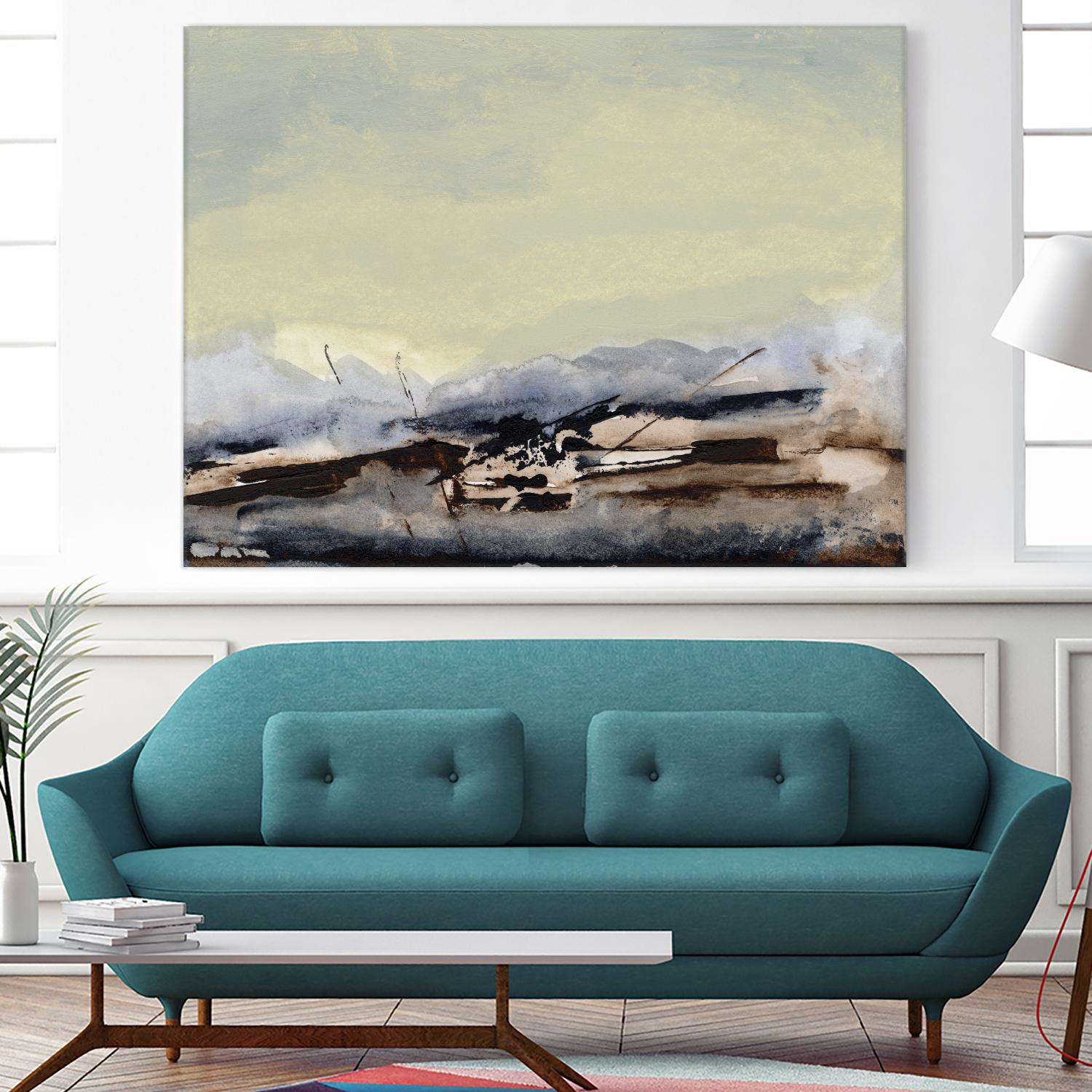 Shanthih II by Sharon Gordon on GIANT ART - green abstract abstract 