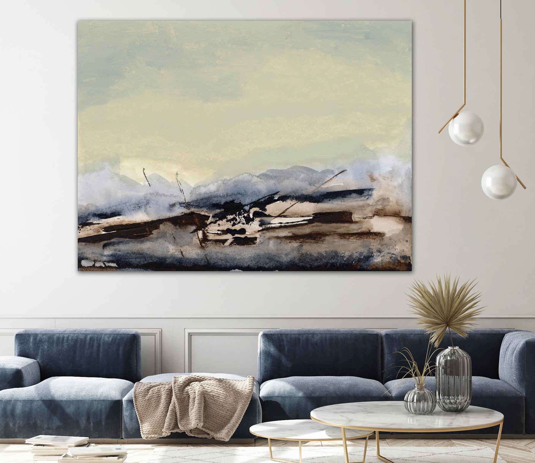 Shanthih II by Sharon Gordon on GIANT ART - green abstract abstract 