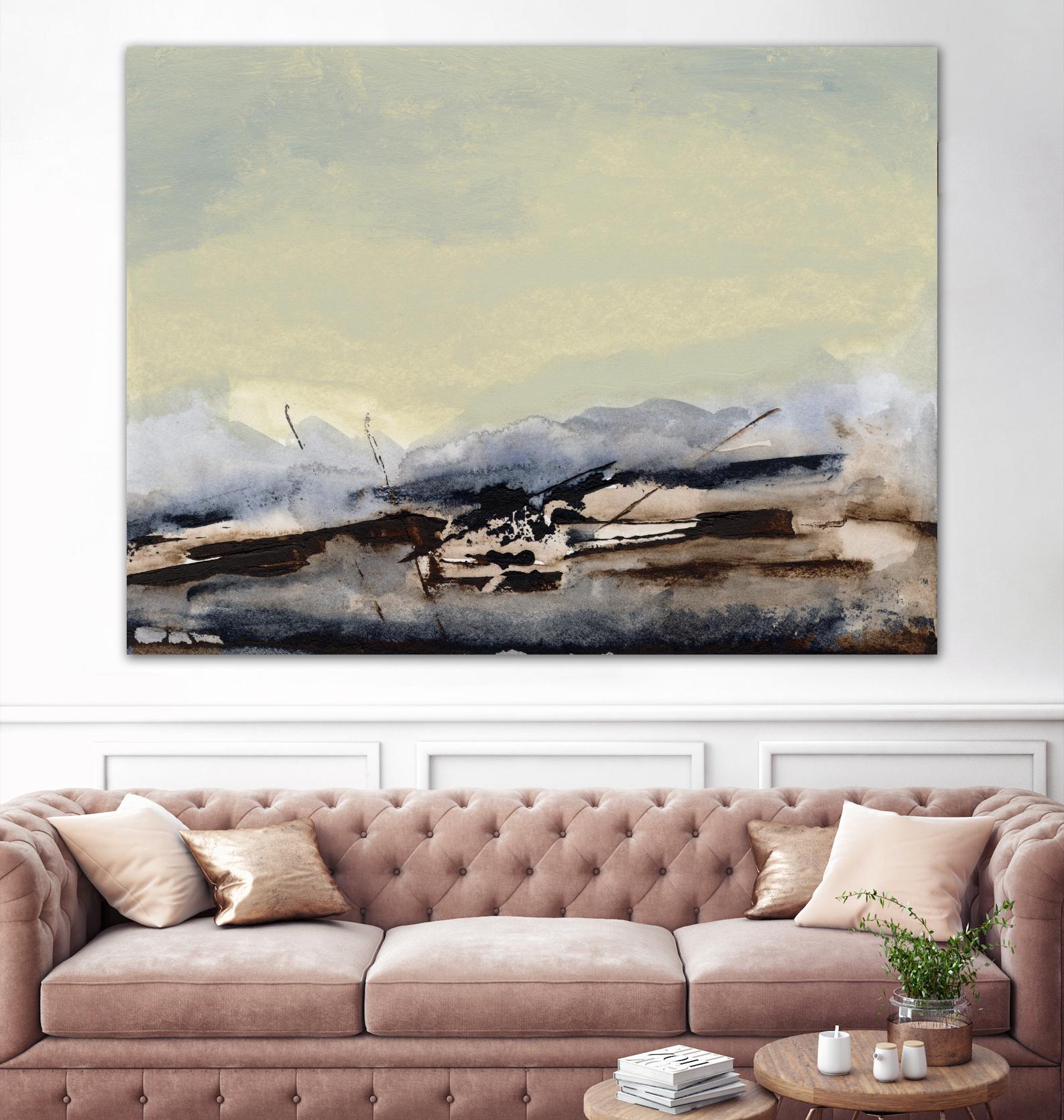 Shanthih II by Sharon Gordon on GIANT ART - green abstract abstract 