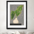 Frond in Vase III by Jennifer Goldberger on GIANT ART - beige botanicals abstract 