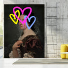 Concealed Portrait II by Victoria Barnes on GIANT ART - beige figurative abstract