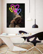 Concealed Portrait II by Victoria Barnes on GIANT ART - beige figurative abstract