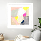 Hot Pink Patch II by Victoria Barnes on GIANT ART - beige abstract abstract